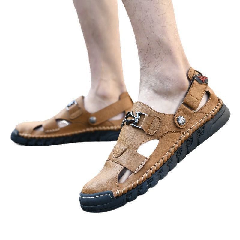 Herren Atmungsaktive Sandalen mit praktischem Klettverschluss R&B
