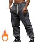 Herren cargo Jogginghose mit praktischen Seitentaschen und verstellbarem Kordelzug R&B