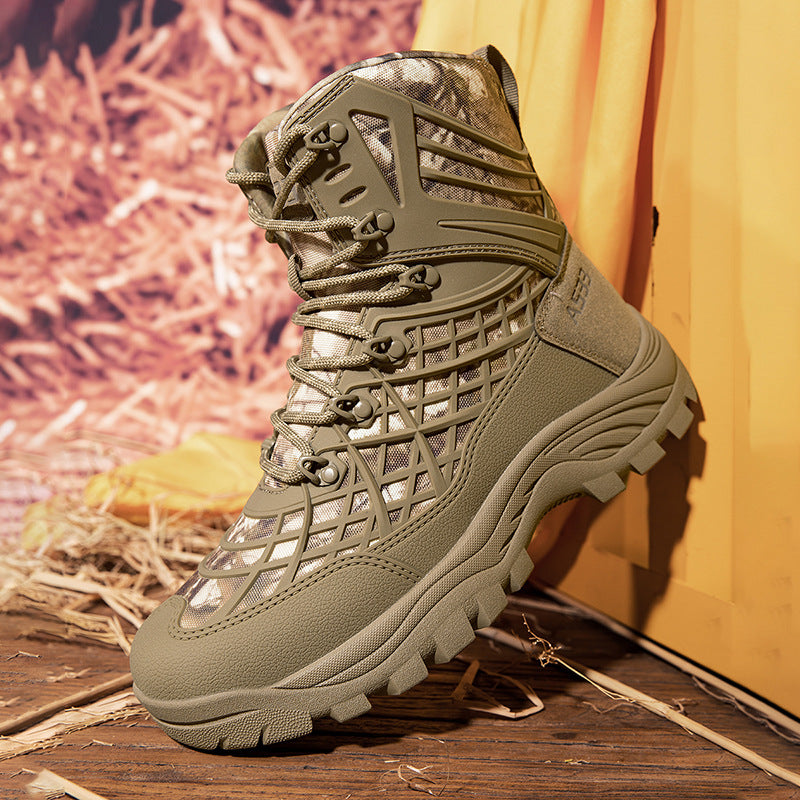 Herren Tactical Bergstiefel mit innovativer Stützstruktur R&B