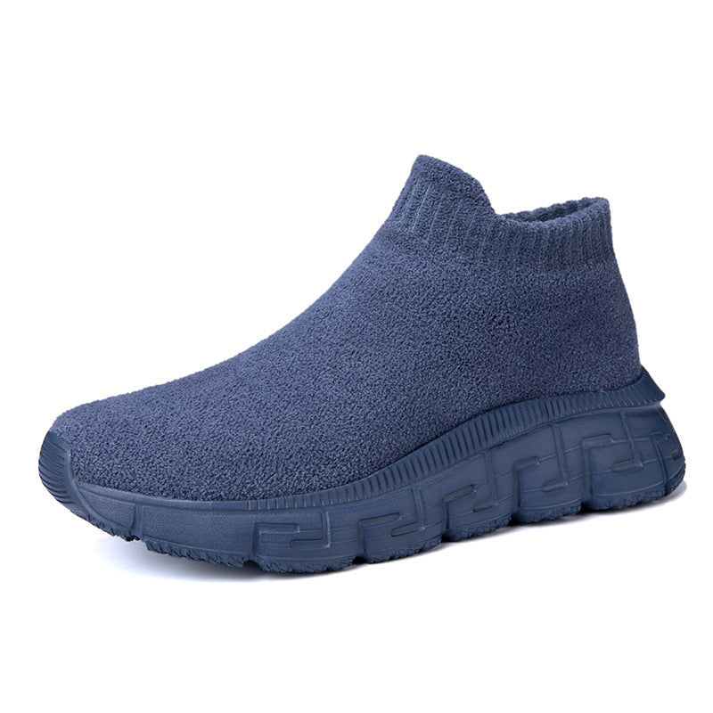 Damen Bequeme Stretch-Sneaker mit hochgezogenen Fersenpolstern R&B