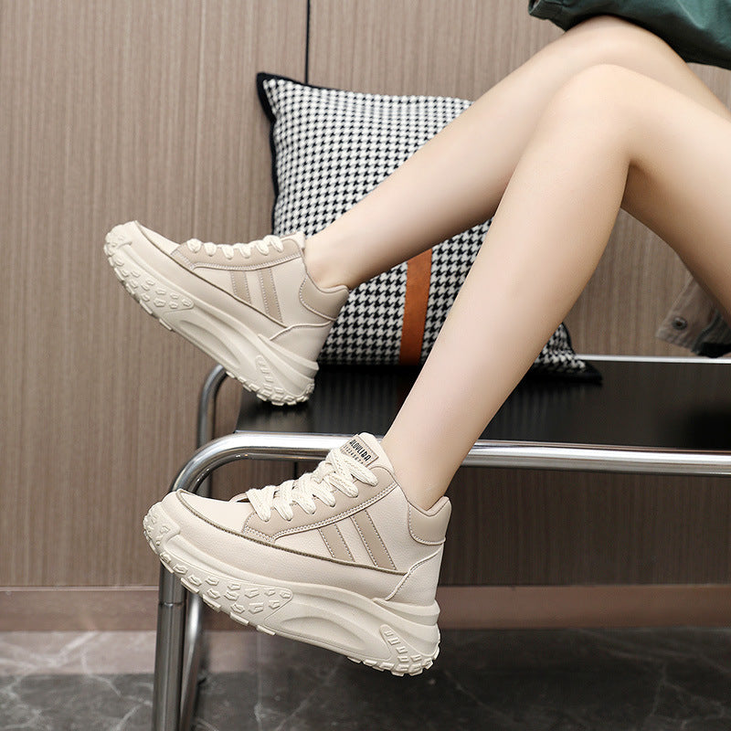 Damen modische High-Top Sneakers mit ergonomischem Komfort und robustem Profil R&B