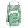 Damen Raffiniertes Minikleid mit Off-Shoulder Design und Raffung R&B