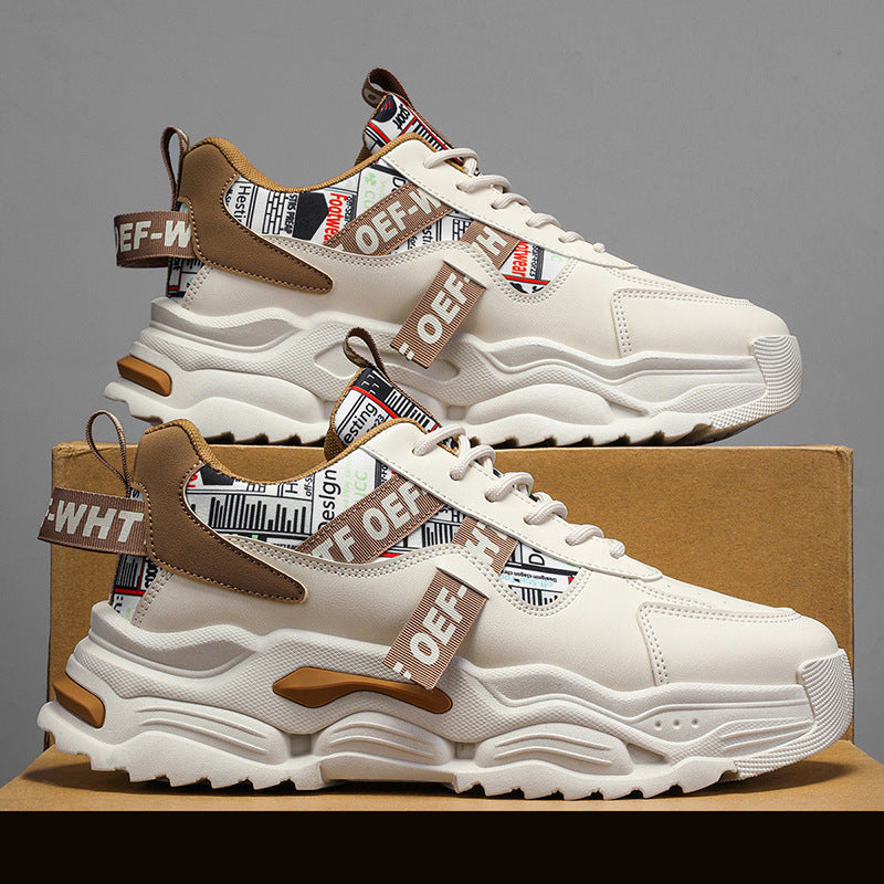 Damen modische Sneaker mit einzigartigem grafischen Design und dämpfender Sohle R&B