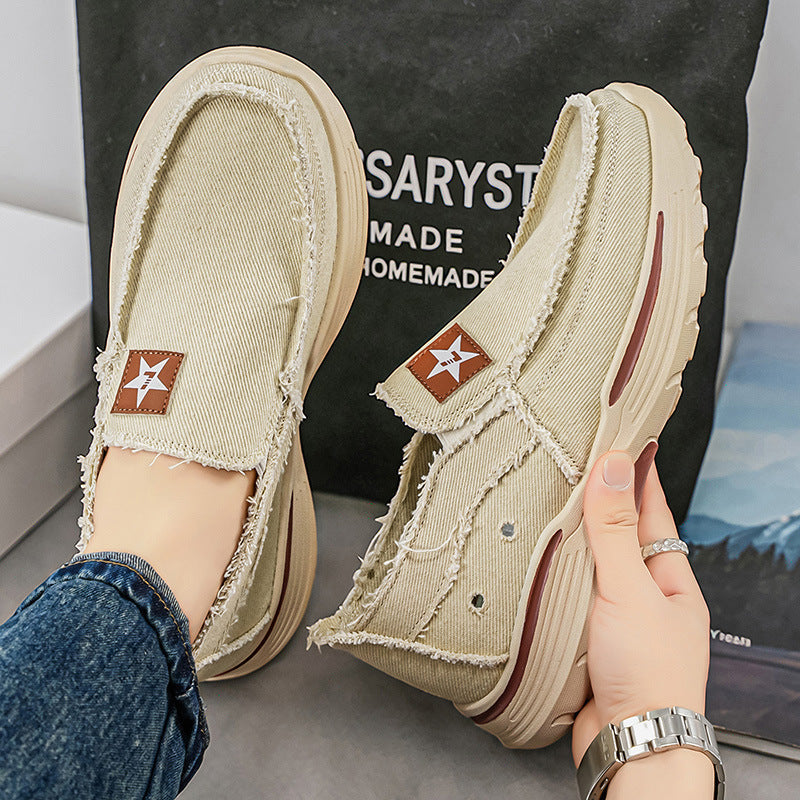 Damen Bequeme Slip-On Sneaker mit texturierter Oberfläche und flexiblem Sohlenprofil R&B
