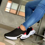 Damen Sneaker mit atmungsaktivem Obermaterial und stoßdämpfender Sohle R&B
