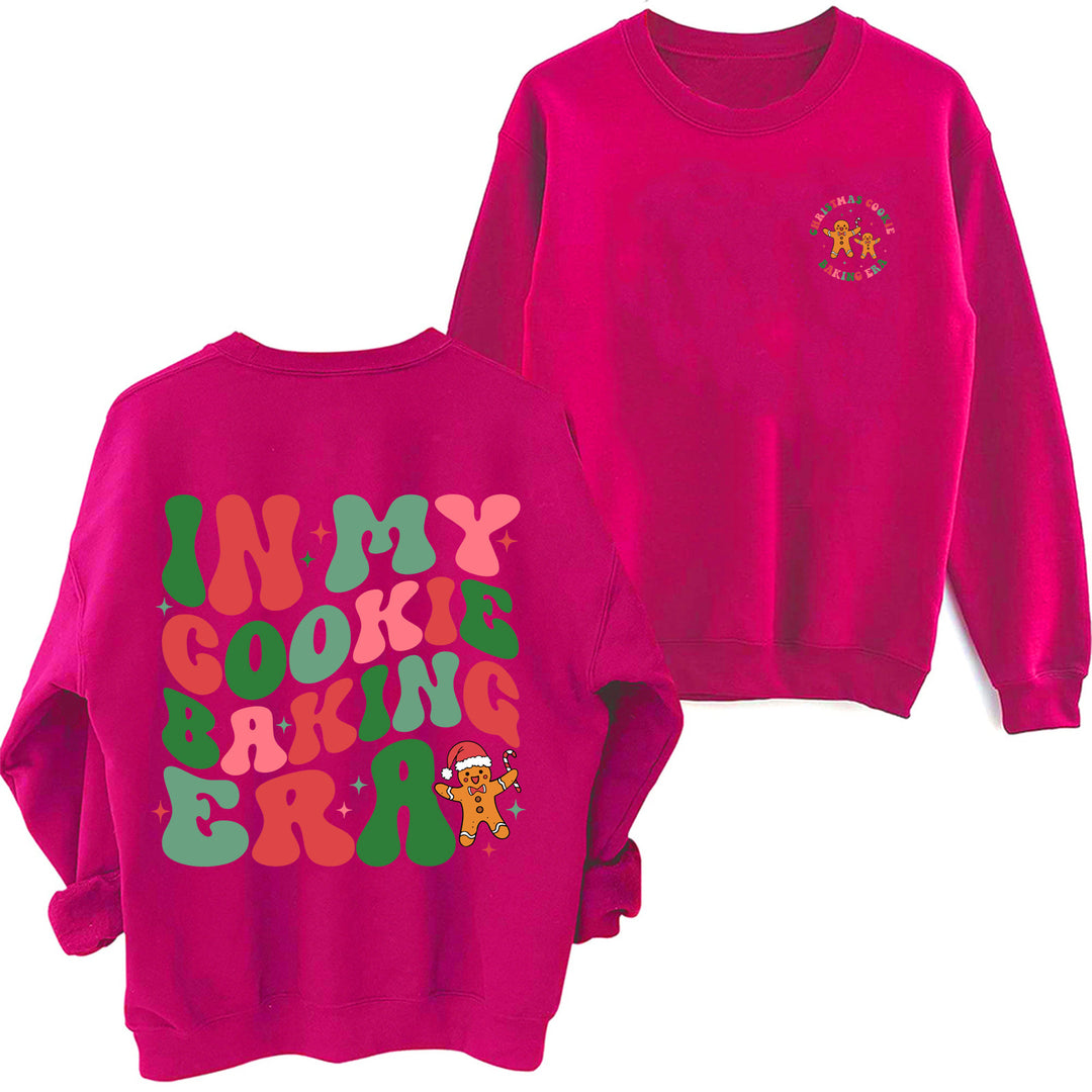 Damen lässiger Pullover mit weihnachtlichem Motiv R&B