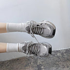 Damen Lauf- und Freizeitsneaker mit atmungsaktivem Obermaterial und gepolsterter Sohle R&B