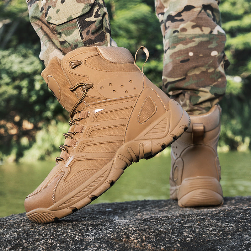 Herren Hochgeschnittene Multifunktionsstiefel mit rutschfester Sohle und atmungsaktivem Obermaterial R&B