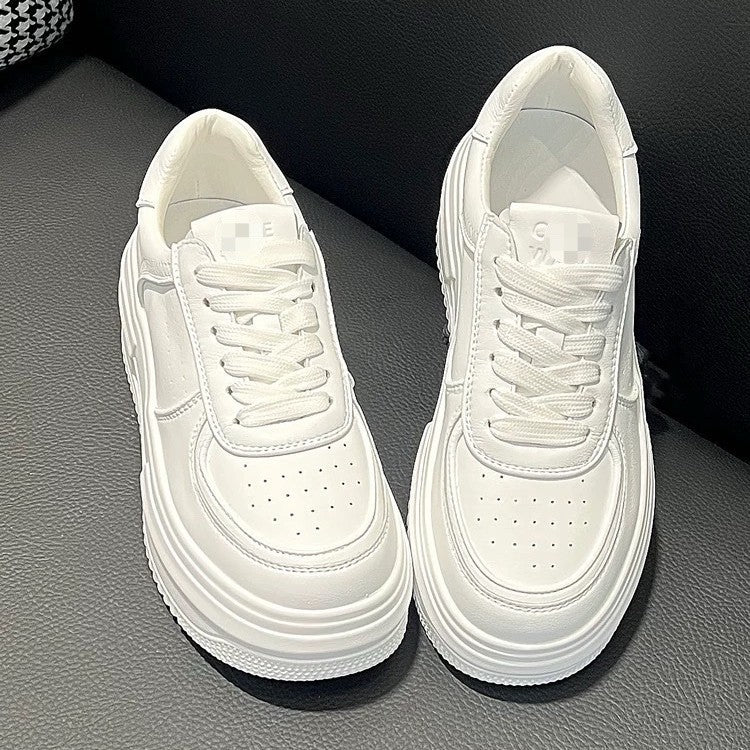 Damen Chunky Sneakers mit dämpfender Plattform und atmungsaktiver Oberflächenstruktur