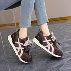 Damen Sportliche Sneaker mit atmungsaktivem Mesh-Obermaterial und dämpfender Sohle R&B