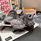 Damen modische Sneakers mit innovativem Textil-Design R&B
