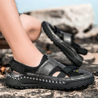 Damen Sportliche Aqua-Sandalen mit atmungsaktiver Obermaterialstruktur und rutschfester Sohle R&B