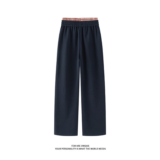 Herren weite Freizeithose aus atmungsaktivem Baumwollmix mit elastischem Bund und seitlichen Taschen R&B