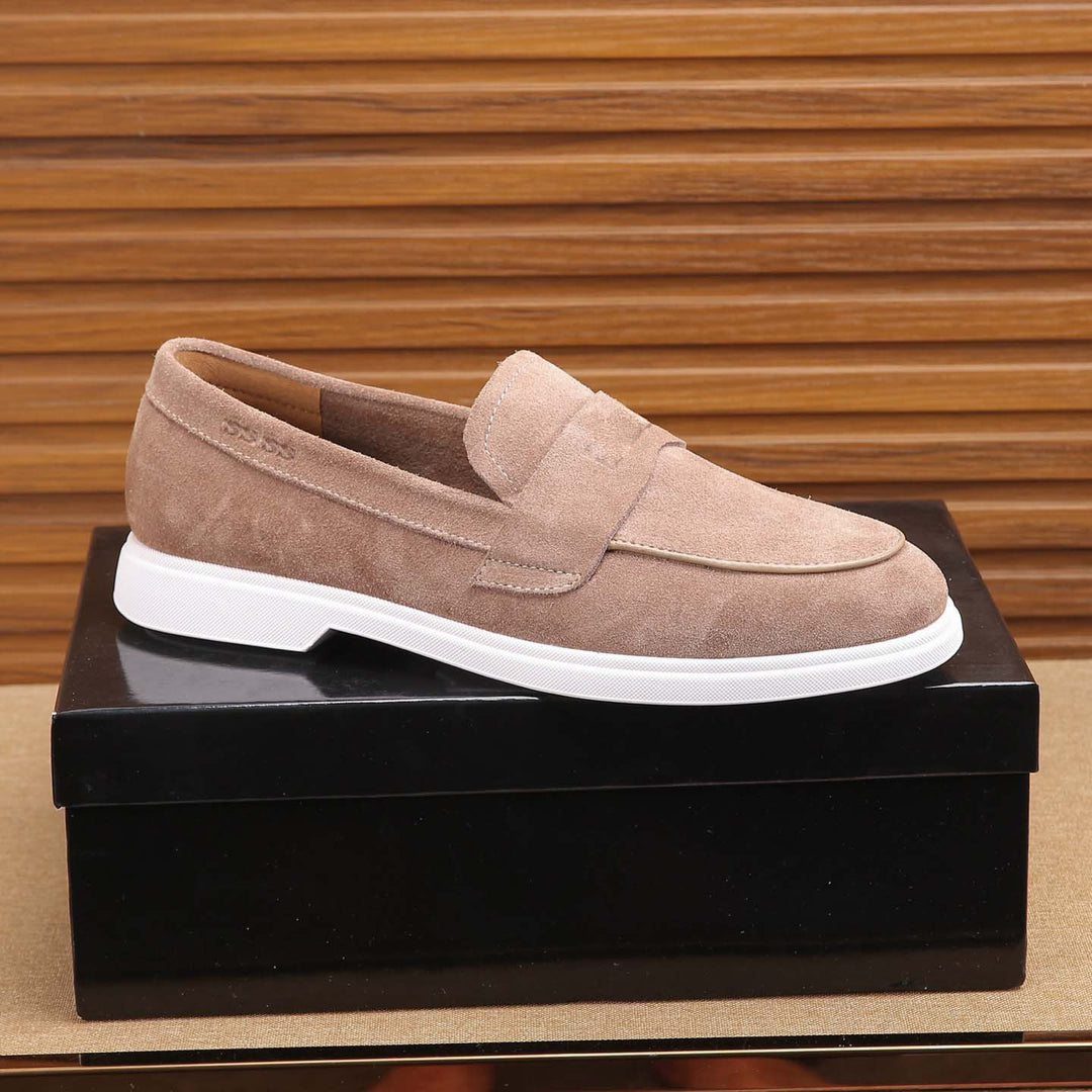 Damen Mokassin Sneaker mit strukturiertem Obermaterial und rutschfester Sohle R&B