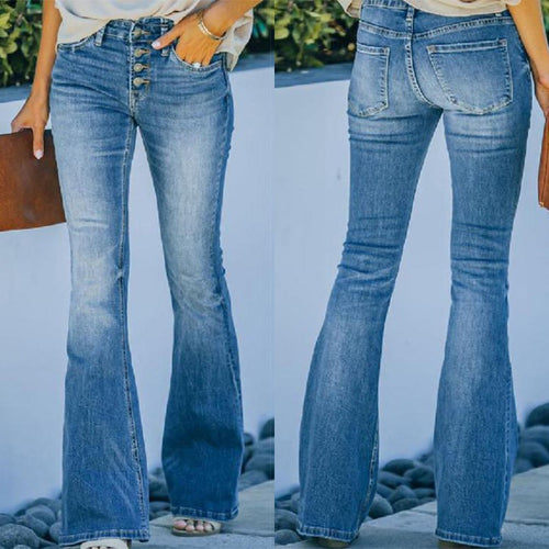 Damen Schlagjeans R&B