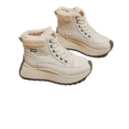 Damen Sportliche Winter Sneakers mit warmem Innenfutter und rutschfester Sohle R&B