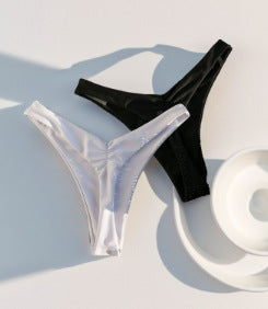 Damen Bikini-Hose mit hohem Beinausschnitt und elegantem Schnitt R&B