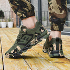 Damen Sportliche Sneakers mit Camouflage-Muster