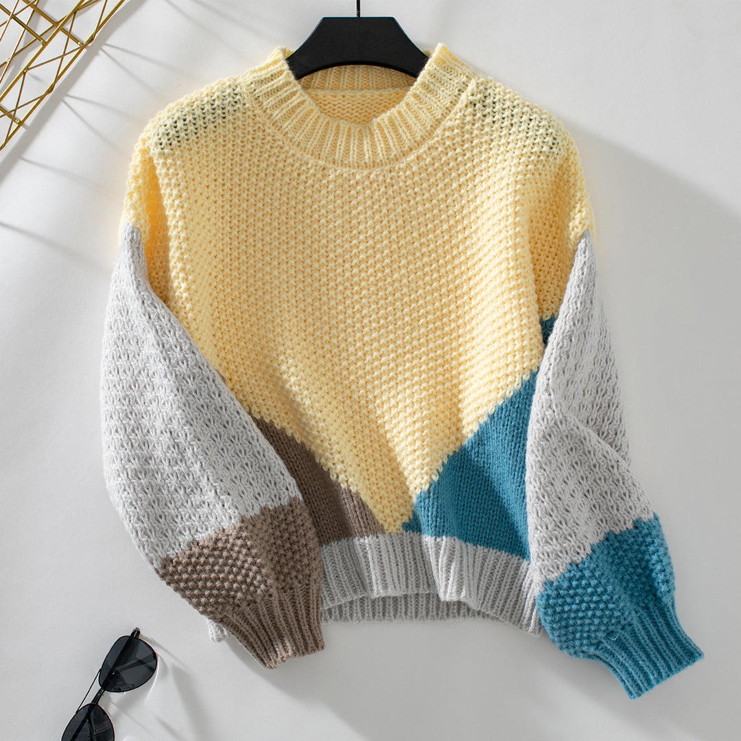 Damen gestrickter Pullover R&B
