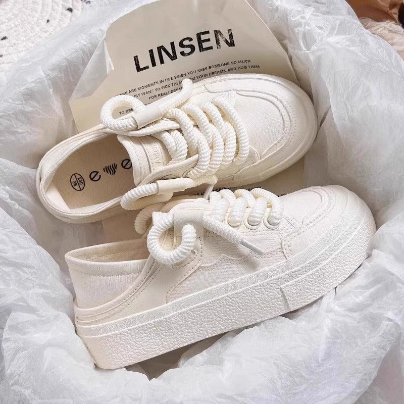 Damen Sportliche Sneakers im minimalistischen Design mit komfortabler Gummisohle R&B