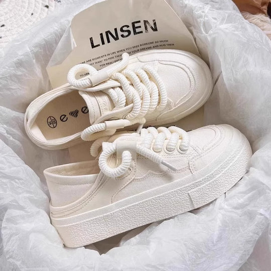 Damen Sportliche Sneakers im minimalistischen Design mit komfortabler Gummisohle R&B