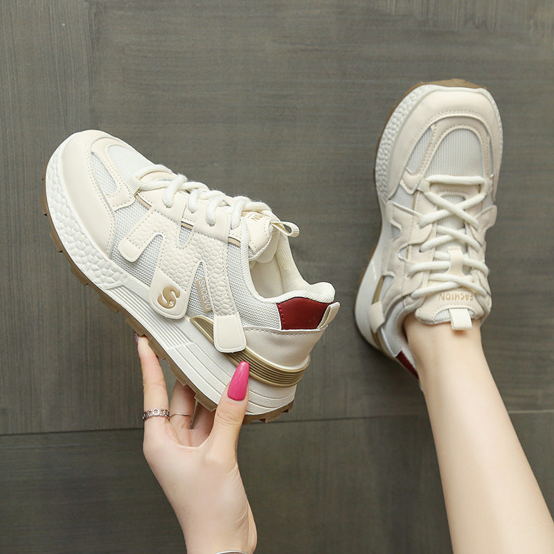 Damen Sportliche Sneakers mit atmungsaktivem Mesh-Obermaterial und komfortabler Dämpfung R&B