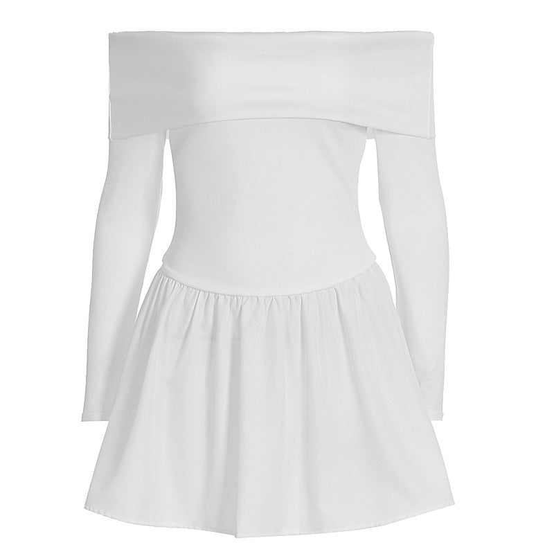 Damen Off-Shoulder Kleid R&B