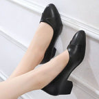 Damen Elegante und bequeme Pumps mit Blockabsatz R&B