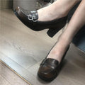 Damen elegante Pumps mit dekorativem Riemchen