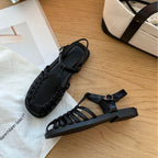 Damen Komfortable Sandalen mit dekorativem Riemendesign und atmungsaktivem Fußbett