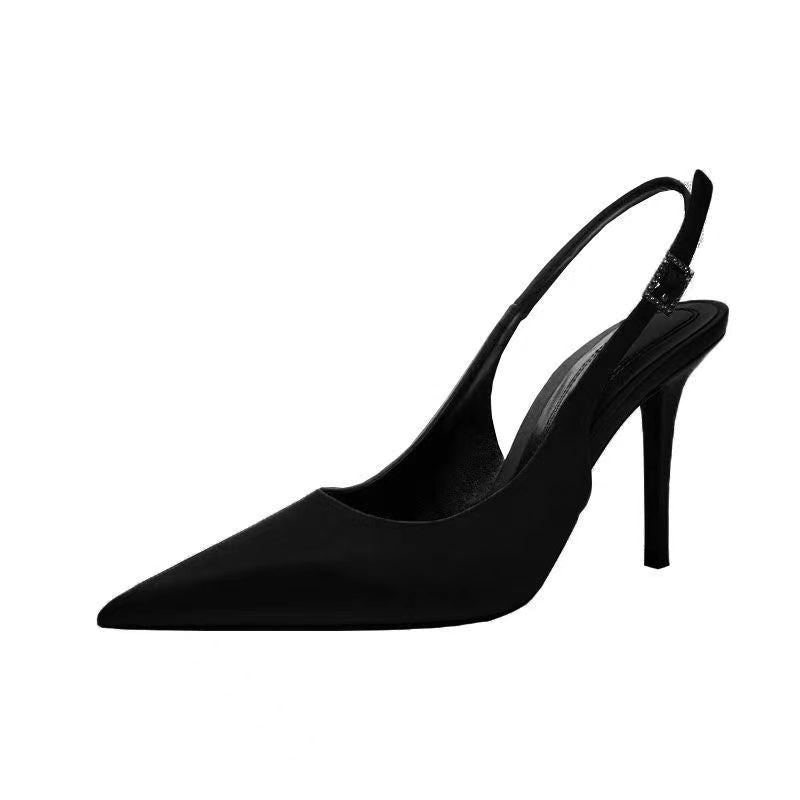 Damen Slingback-Pumps mit spitzem Zehenbereich und elegantem Fersenriemen R&B