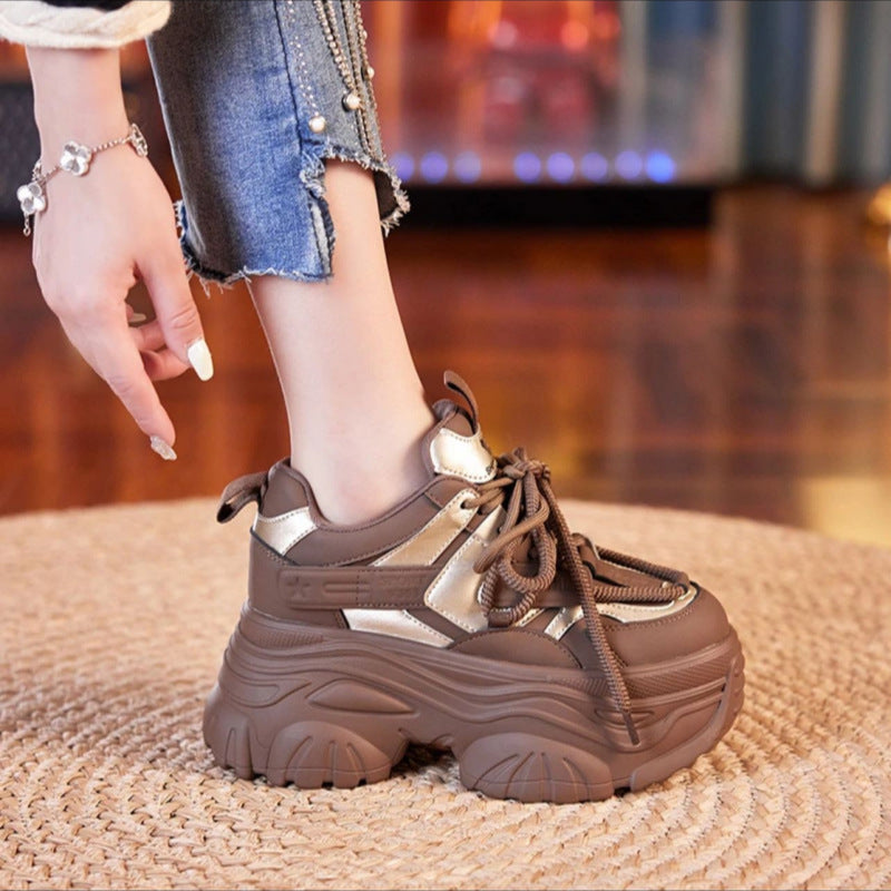 Damen Sportliche Chunky-Sneaker mit verstärktem Sohlenprofil und atmungsaktivem Obermaterial R&B