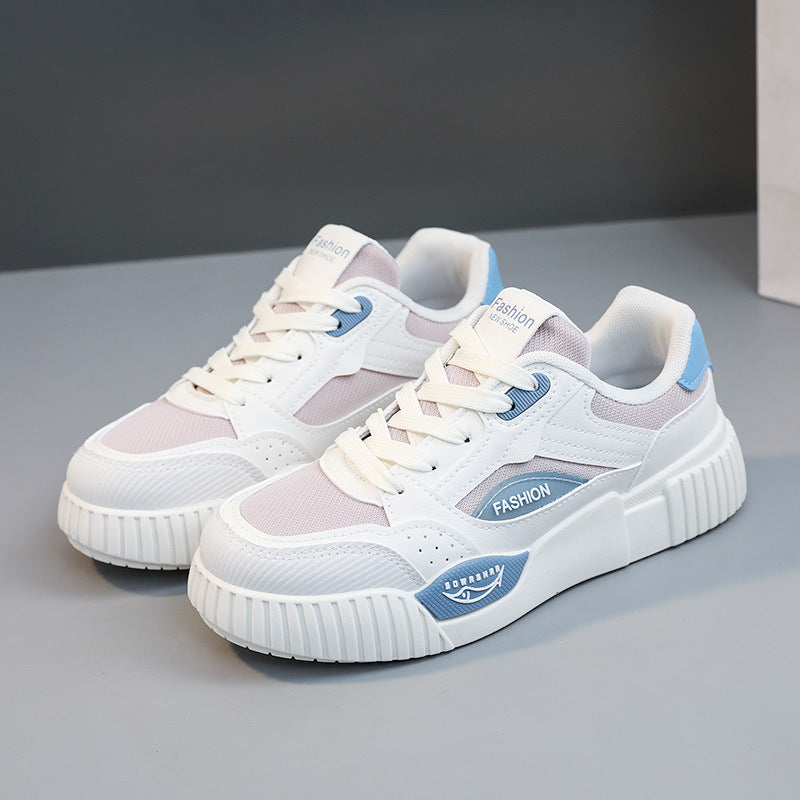 Damen modische Sneakers mit erhöhtem Sohlenprofil und sportivem Design R&B