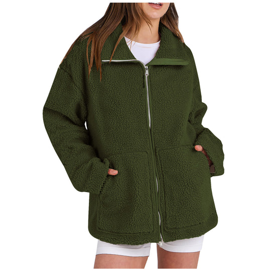 Damen Gemütlicher Fleece-Hoodie R&B