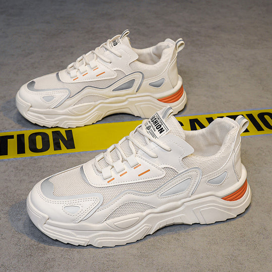 Damen Sportliche Lauf- und Freizeitschuhe mit atmungsaktiver Mesh-Oberfläche und stabiler Sohle R&B