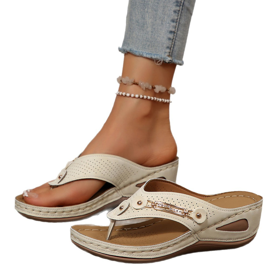 Damen Komfortable Riemensandalen mit atmungsaktivem Obermaterial R&B