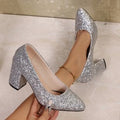 Damen Glitzernde High-Heel Pumps R&B