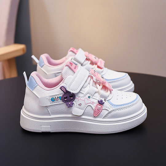 Damen Sneakers mit süßen Motiven und Klettverschluss R&B