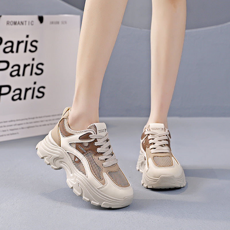 Damen Sportliche Sneakers mit atmungsaktivem Mesh-Obermaterial und stylishem Design R&B