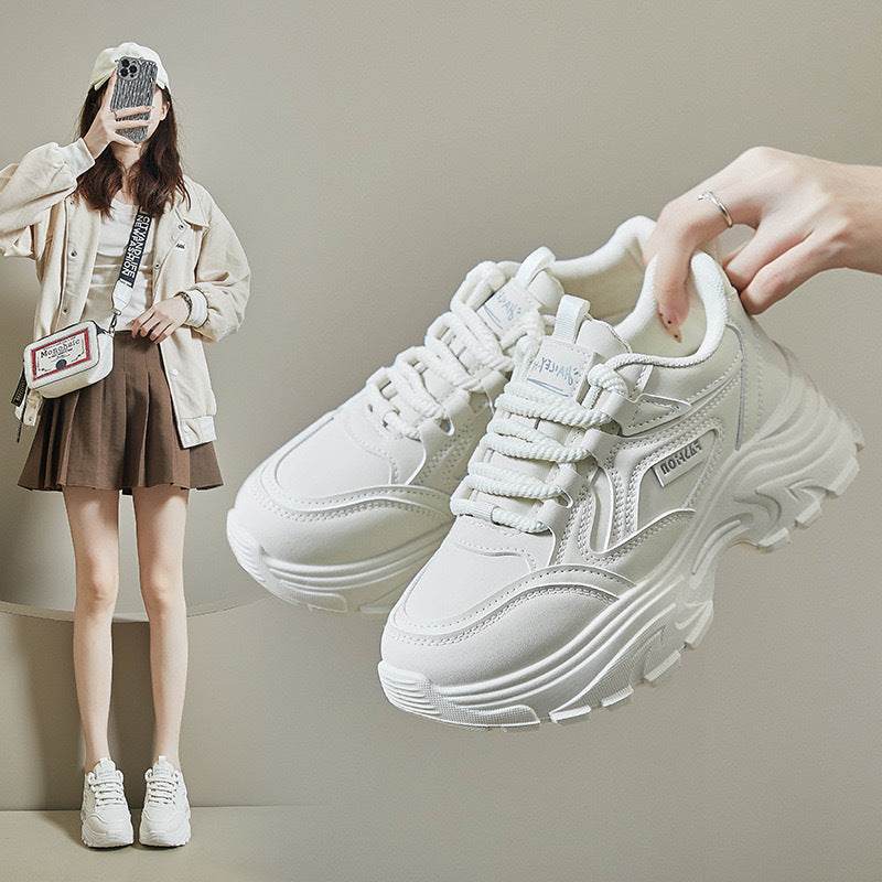 Damen Sportliche Sneakers mit dämpfender Sohle und trendigem Design