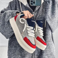 Damen trendige Plateau-Sneakers mit innovativem Design und rutschfester Sohle R&B