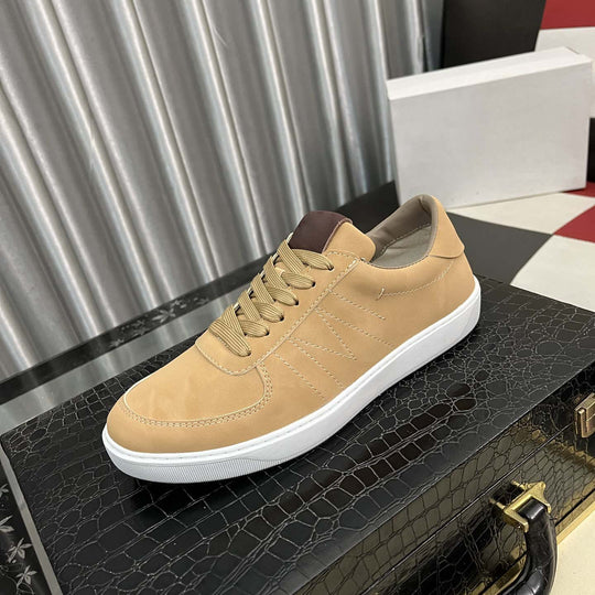 Herren lässige Leder Sneakers mit modischen Akzenten von R&B