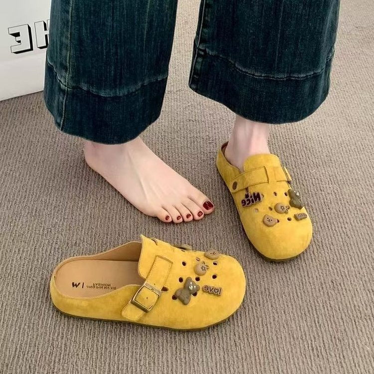 Damen Komfortable Clogs mit individuellen Verzierungen R&B