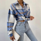 Damen Karierte Holzfällerjacke R&B