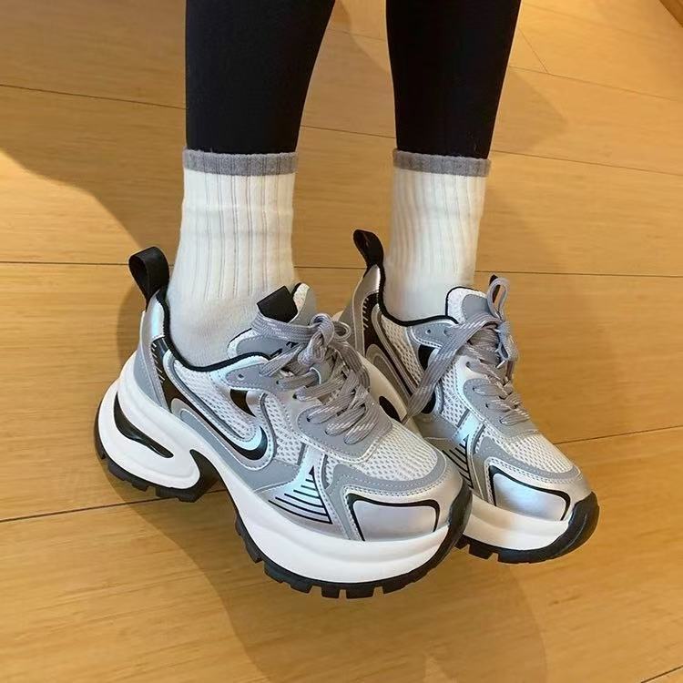 Damen Sportliche High-Top Sneakers mit dämpfendem Sohlenprofil R&B