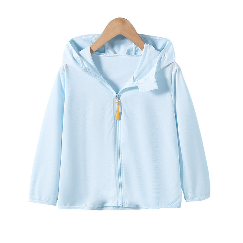 Unisex nan leichte UV-Schutz Kapuzenjacke mit durchgehendem Reißverschluss und atmungsaktivem Meshfutter R&B