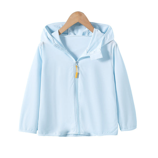 Unisex nan leichte UV-Schutz Kapuzenjacke mit durchgehendem Reißverschluss und atmungsaktivem Meshfutter R&B