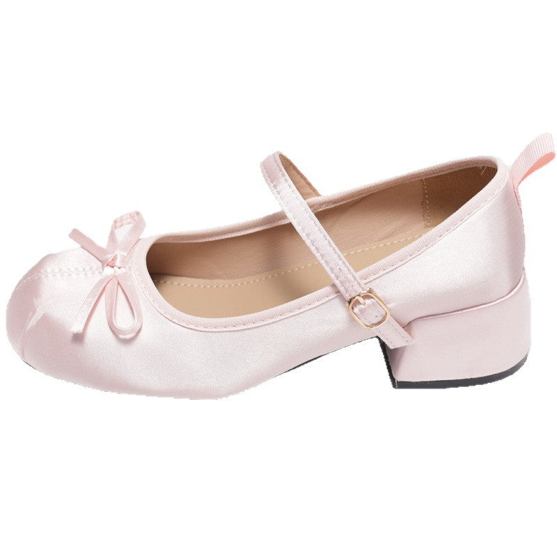 Damen Ballerinas mit elegantem Riemchen und zierlichem Schleifenakzent R&B