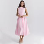 Damen A-Linie Cocktailkleid mit elegantem Taillenkürzel und femininem Schnitt R&B