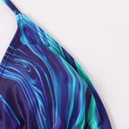 Damen Bikini-Set mit modischem Überwurf und raffinierten Rüschen R&B